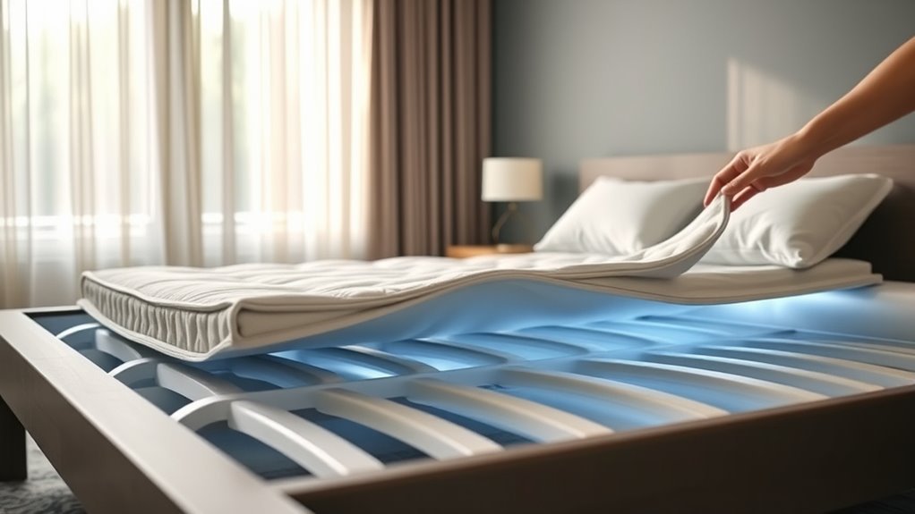 adjust bed frame firmness