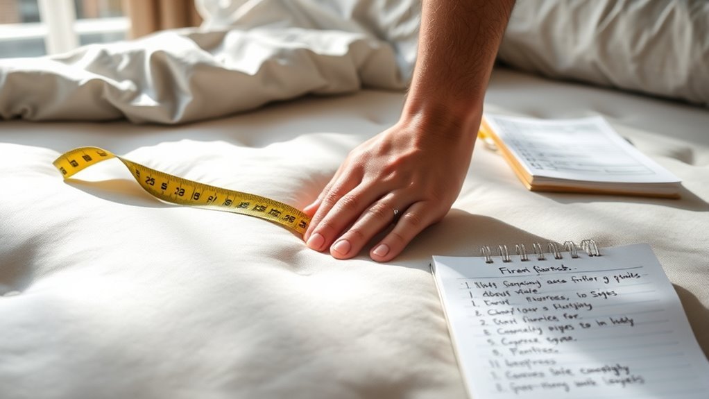 assess mattress firmness level