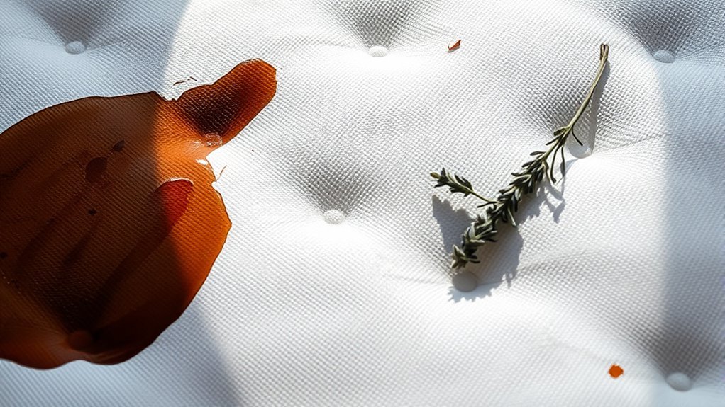 assess mattress stain evaluation