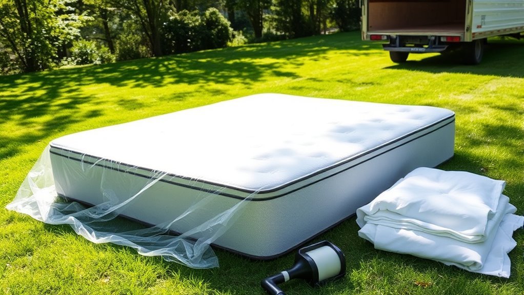 clean mattress before moving