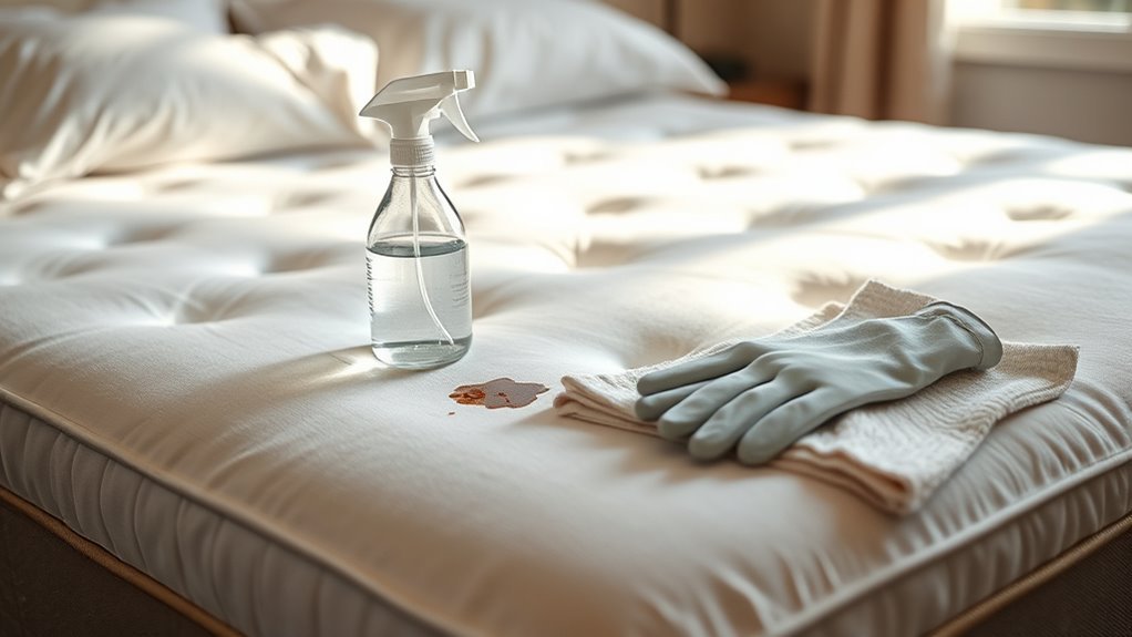 clean pet urine mattress