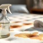 cleaning latex mattress stains