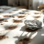 cleaning mold from latex