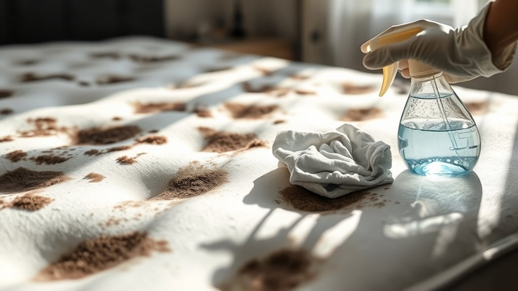 cleaning mold from latex