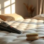 cleaning wool mattress dander