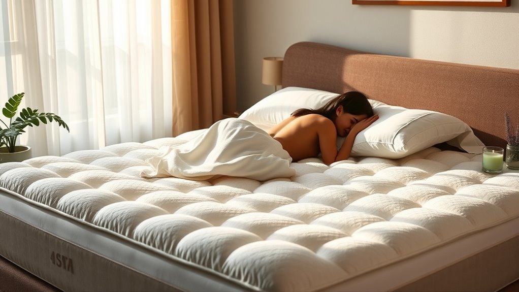 comfortable sleep with topper