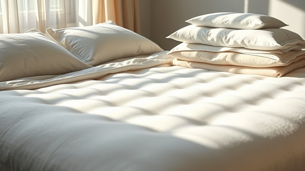 comfortable stomach sleeper bedding