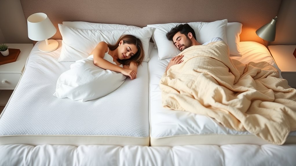 couples sleep temperature preferences