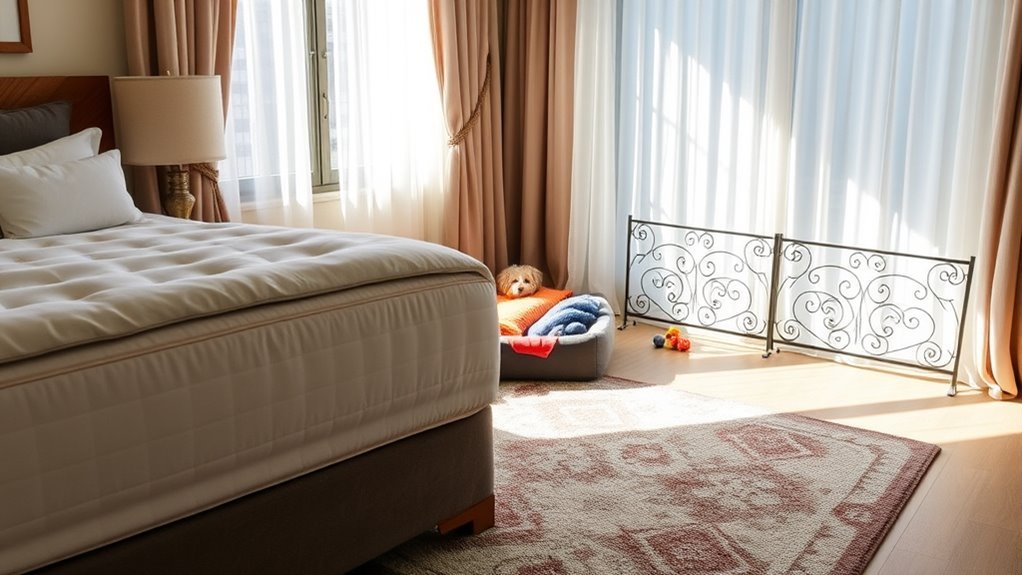 designate pet relaxation areas