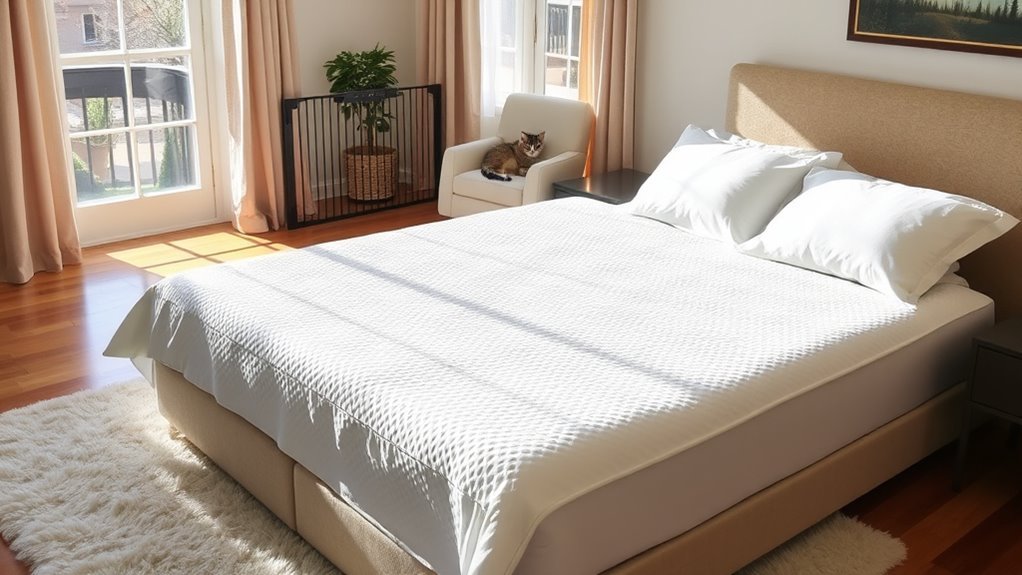 establish pet free sleeping areas