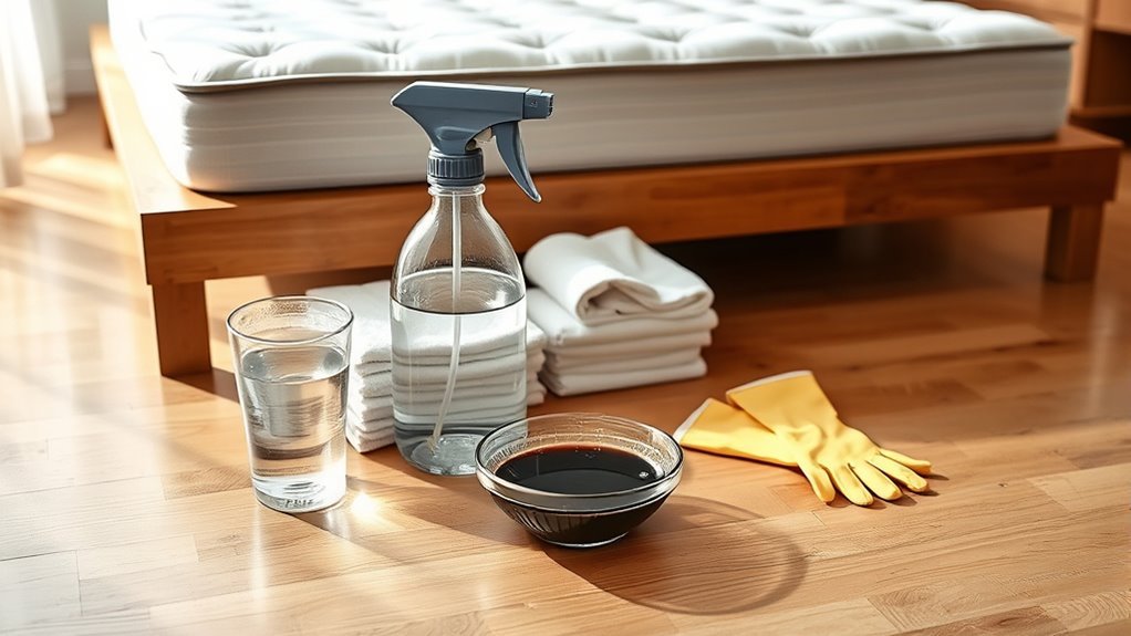 gather cleaning supplies effectively