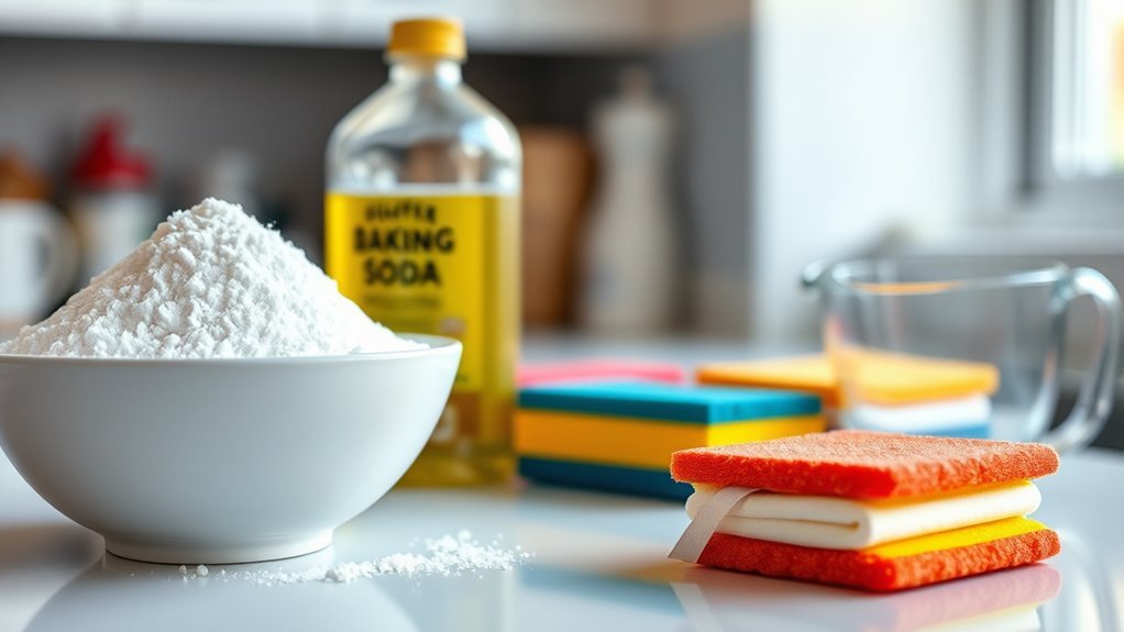 gather mattress cleaning supplies