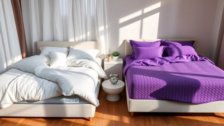 mattress comparison nectar purple