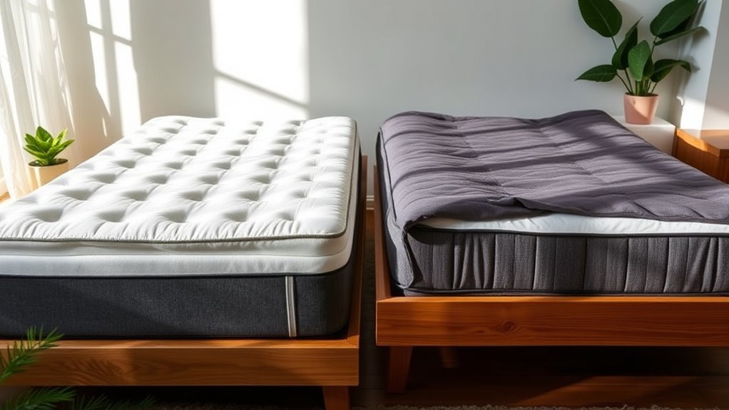 memory foam vs innerspring benefits