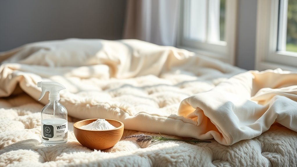 natural wool mattress cleaning