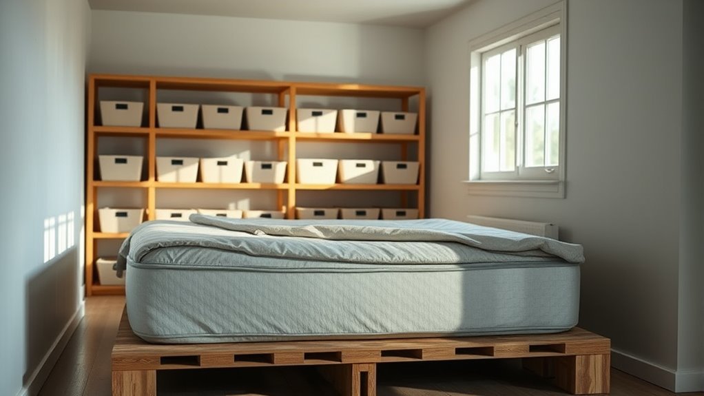 optimal mattress storage location