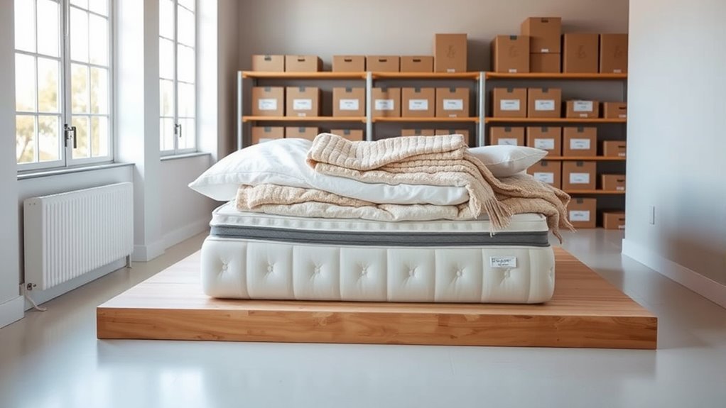 proper mattress storage location