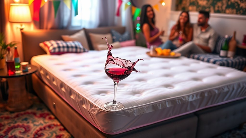 protect cotton mattress spills