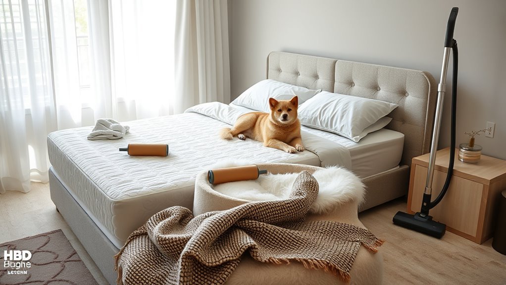 protect latex mattress hair
