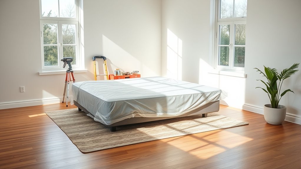 protect mattress during renovation