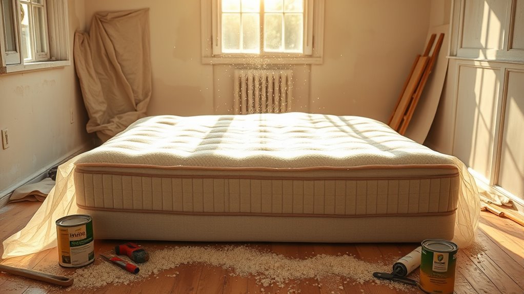 protect wool mattress renovation