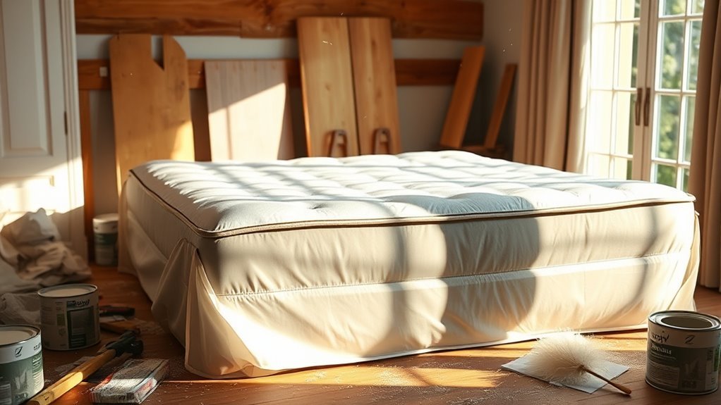 protect wool mattress renovation
