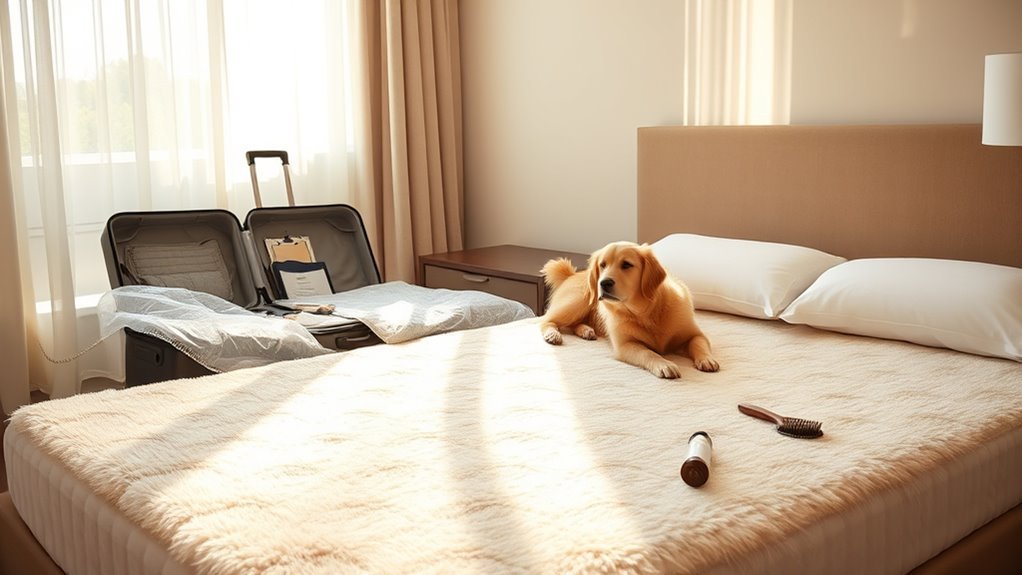 protect wool mattress travel