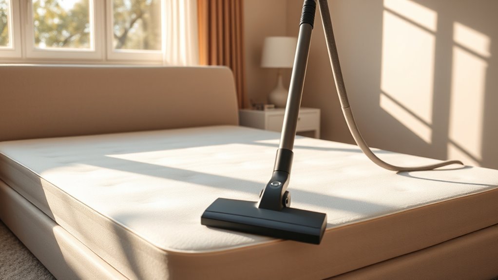 remove bedding vacuum mattress