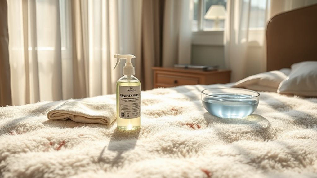 remove blood stains safely