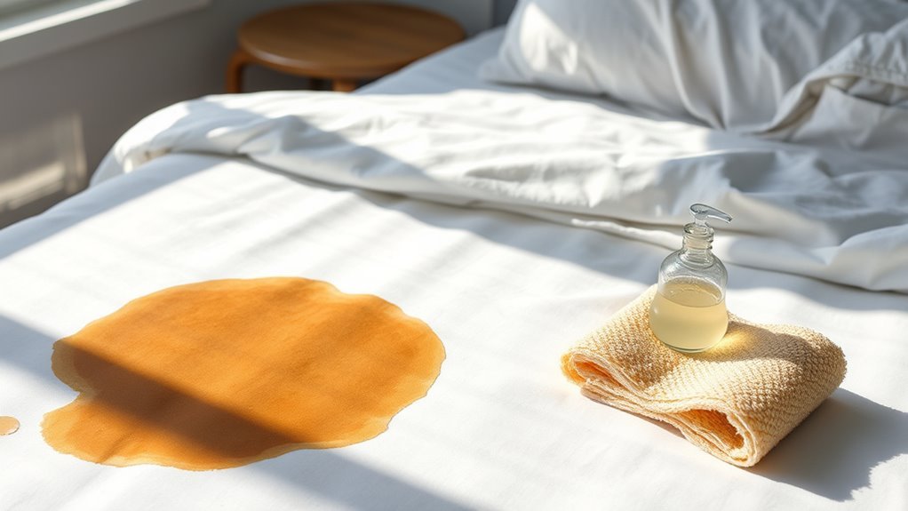 remove coffee stains mattress
