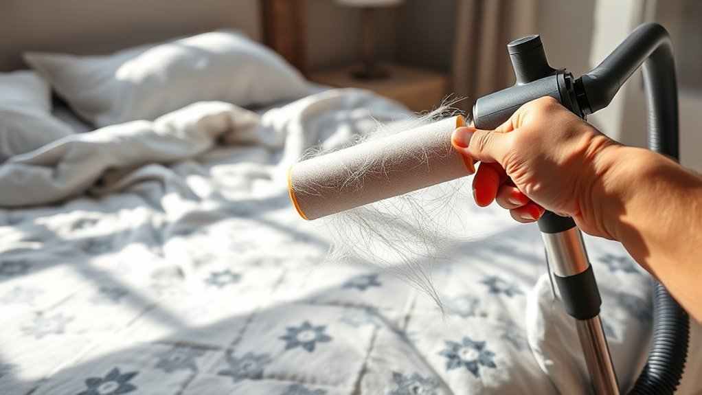 remove pet hair mattress