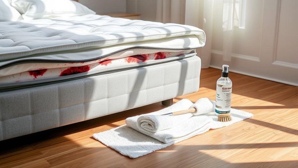removing blood stains effectively