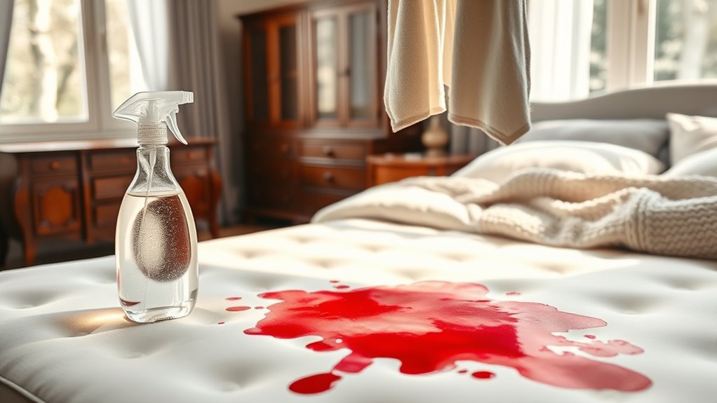 removing blood stains effectively
