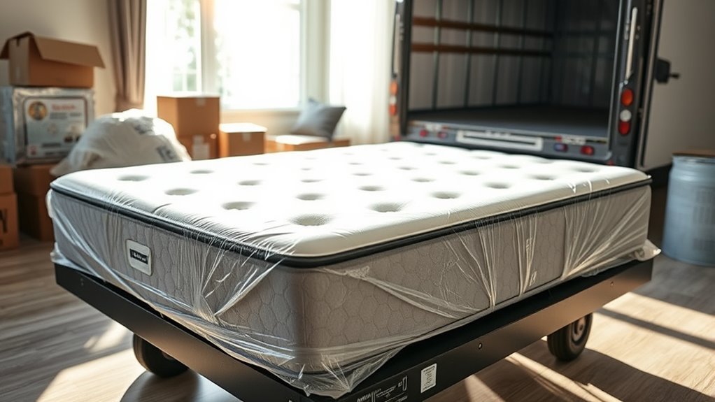 safely transport memory foam