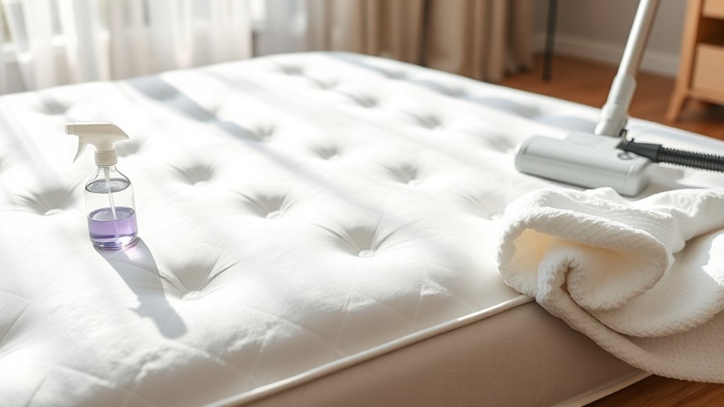 sanitize mattress after illness