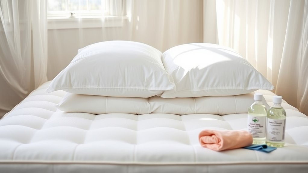 thorough mattress cleaning process