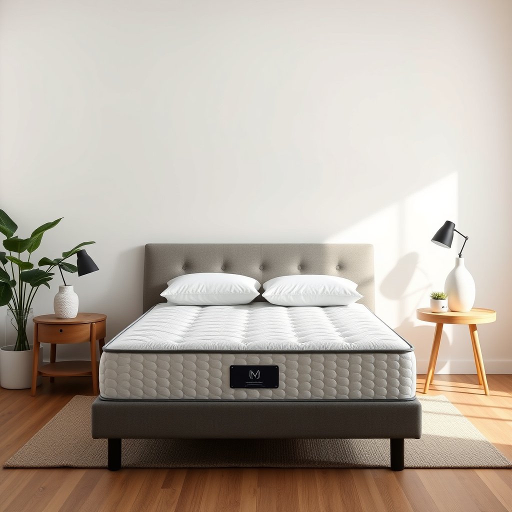 A cotton mattress with breathable features, ideal for back sleepers experiencing hot flashes.