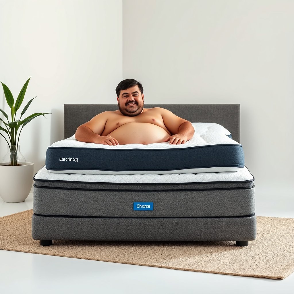 Illustration of weight ratings and durability for cooling mattresses suitable for heavy people with allergies