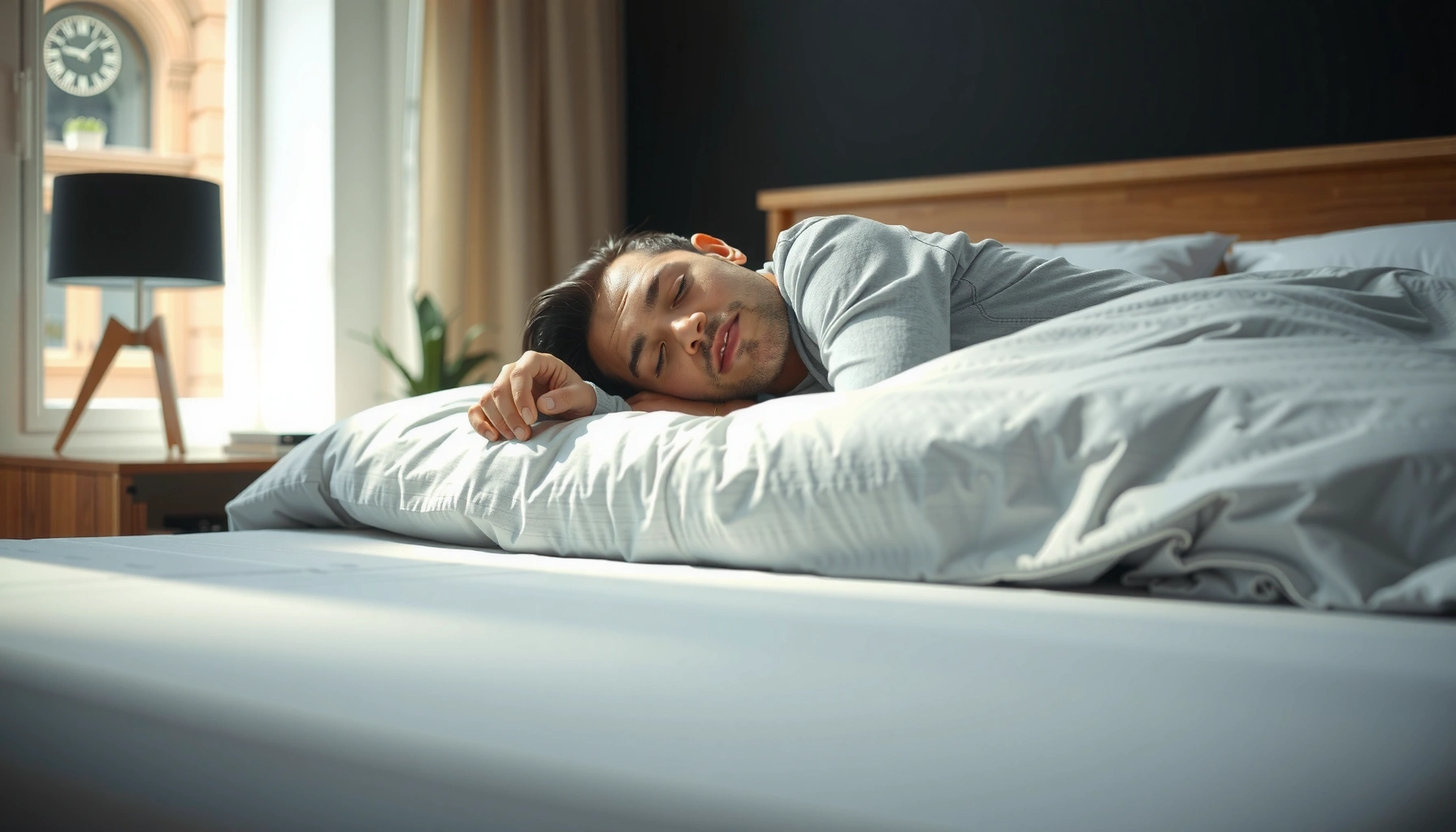 A guide on selecting a firm mattress ideal for combination sleepers who snore.