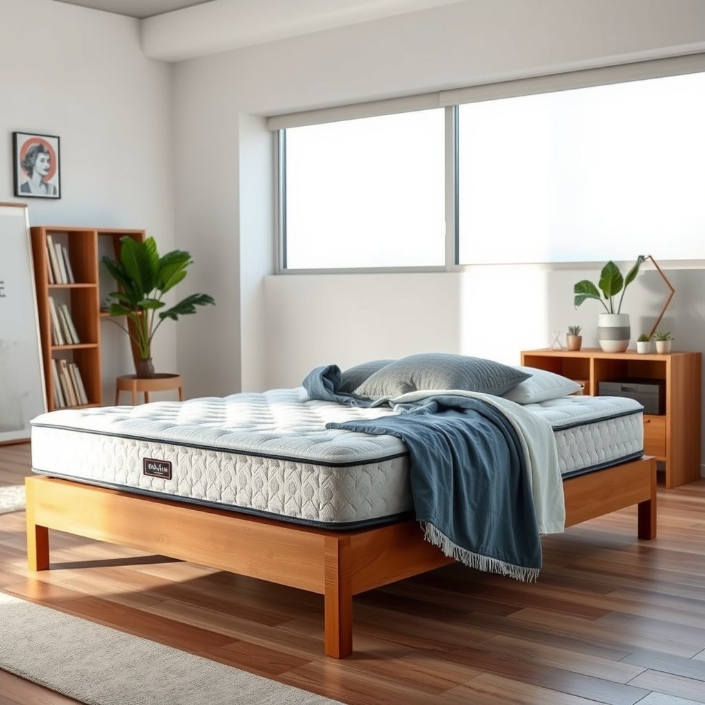 Image showing low-irritant memory foam materials for kids' mattresses