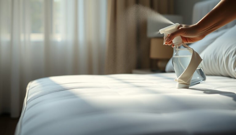 Steps to clean a latex mattress with sweat odors using safe methods.