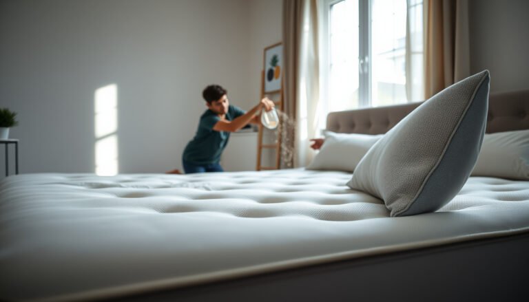 Step-by-step guide on how to clean a pillow-top mattress with sweat odors naturally