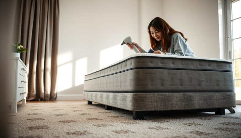 Step-by-step process for cleaning a hybrid mattress with food odors effectively