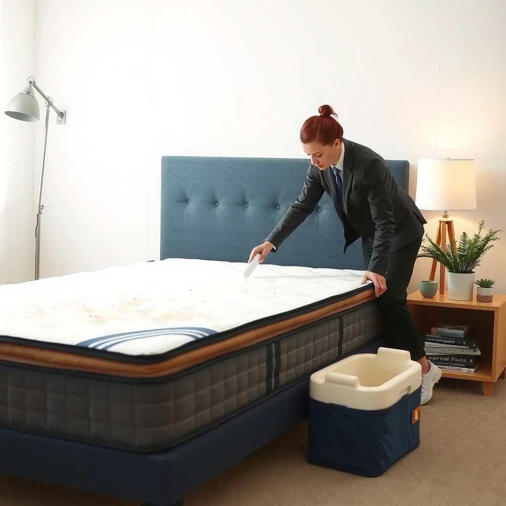 Essential tools and products for cleaning memory foam mattresses and avoiding mold stains