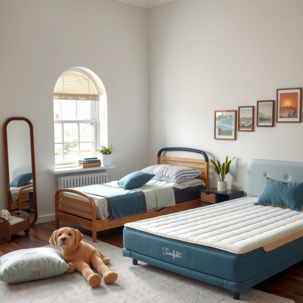 Image showing cooling and airflow features in a memory foam mattress for kids with night sweats.