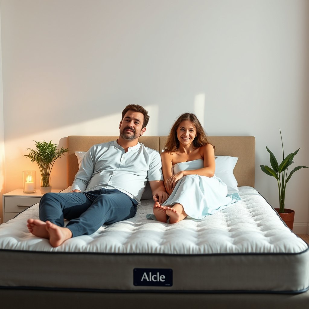 Cooling mattress materials promoting airflow for couples with different sleep positions
