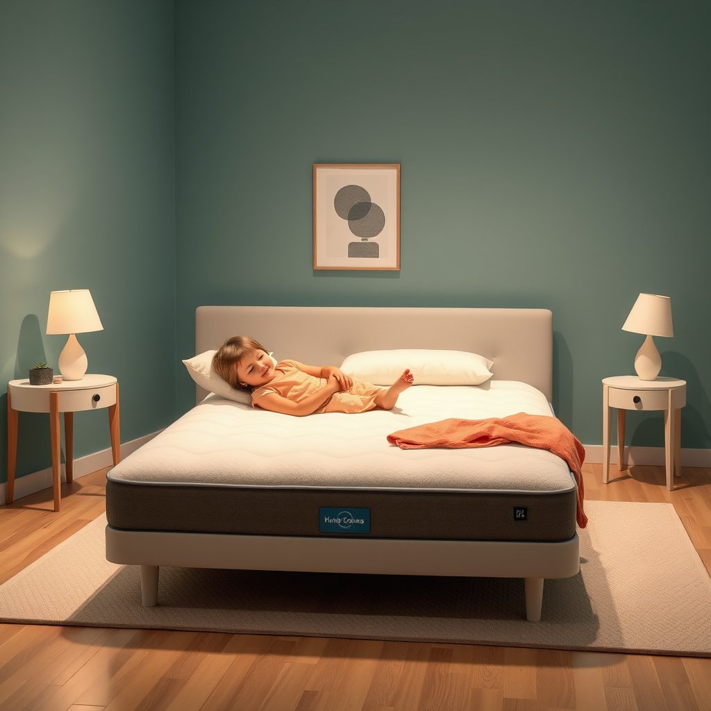 Infographic showing who benefits from cooling mattresses for kids with sensitive skin