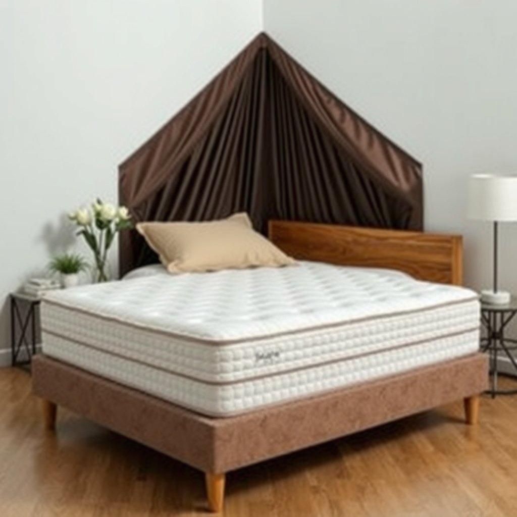 Image showing areas of sagging in an innerspring mattress for side sleepers with hip pain.