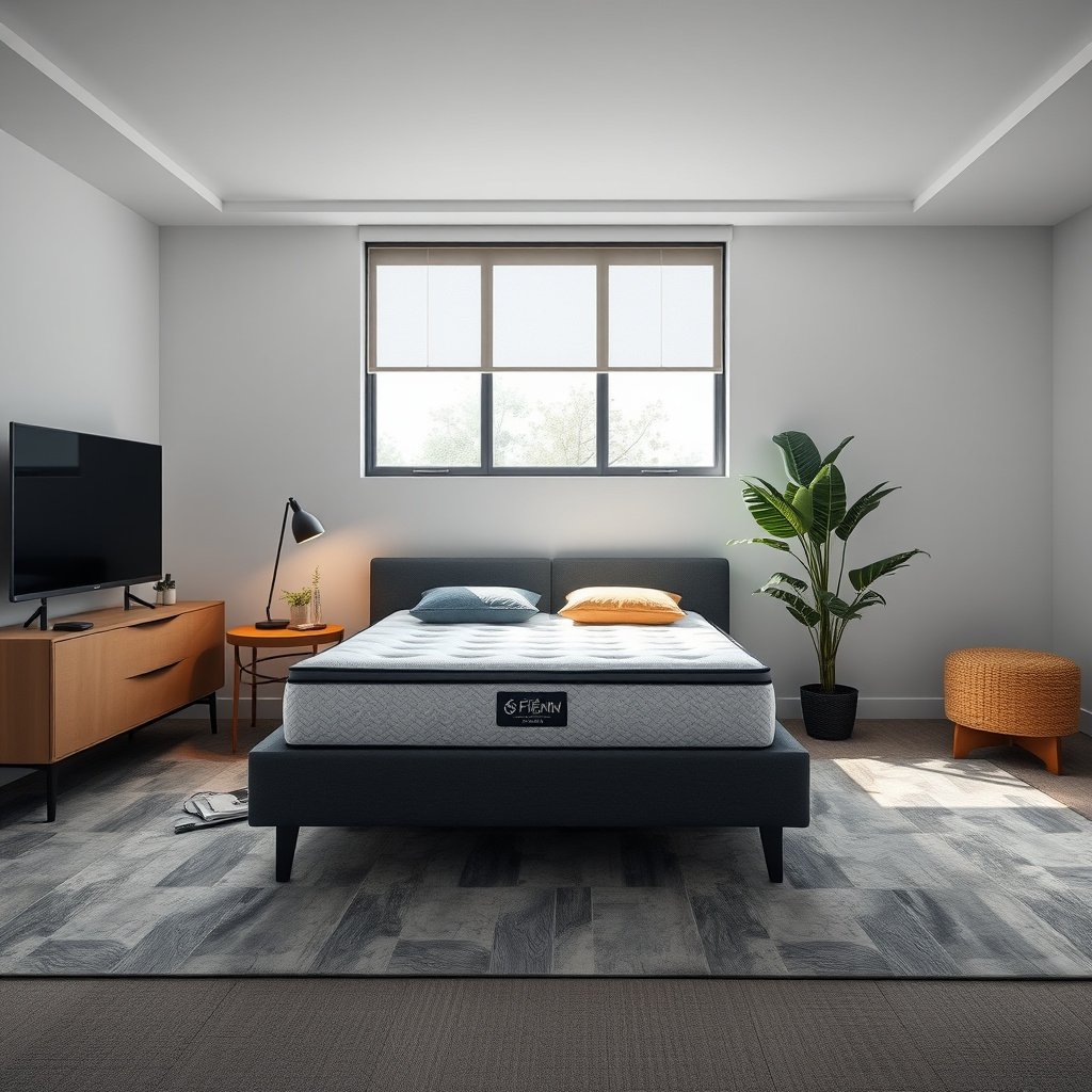 Image illustrating firm support options for combination sleepers with asthma focusing on side-sleep pressure relief.