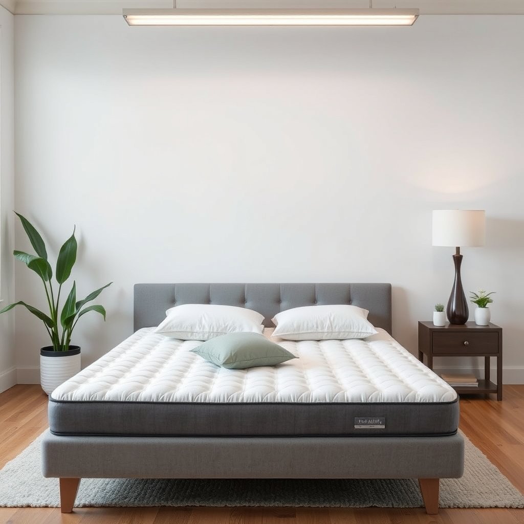 Step one for cleaning a hybrid mattress to eliminate food odors effectively.